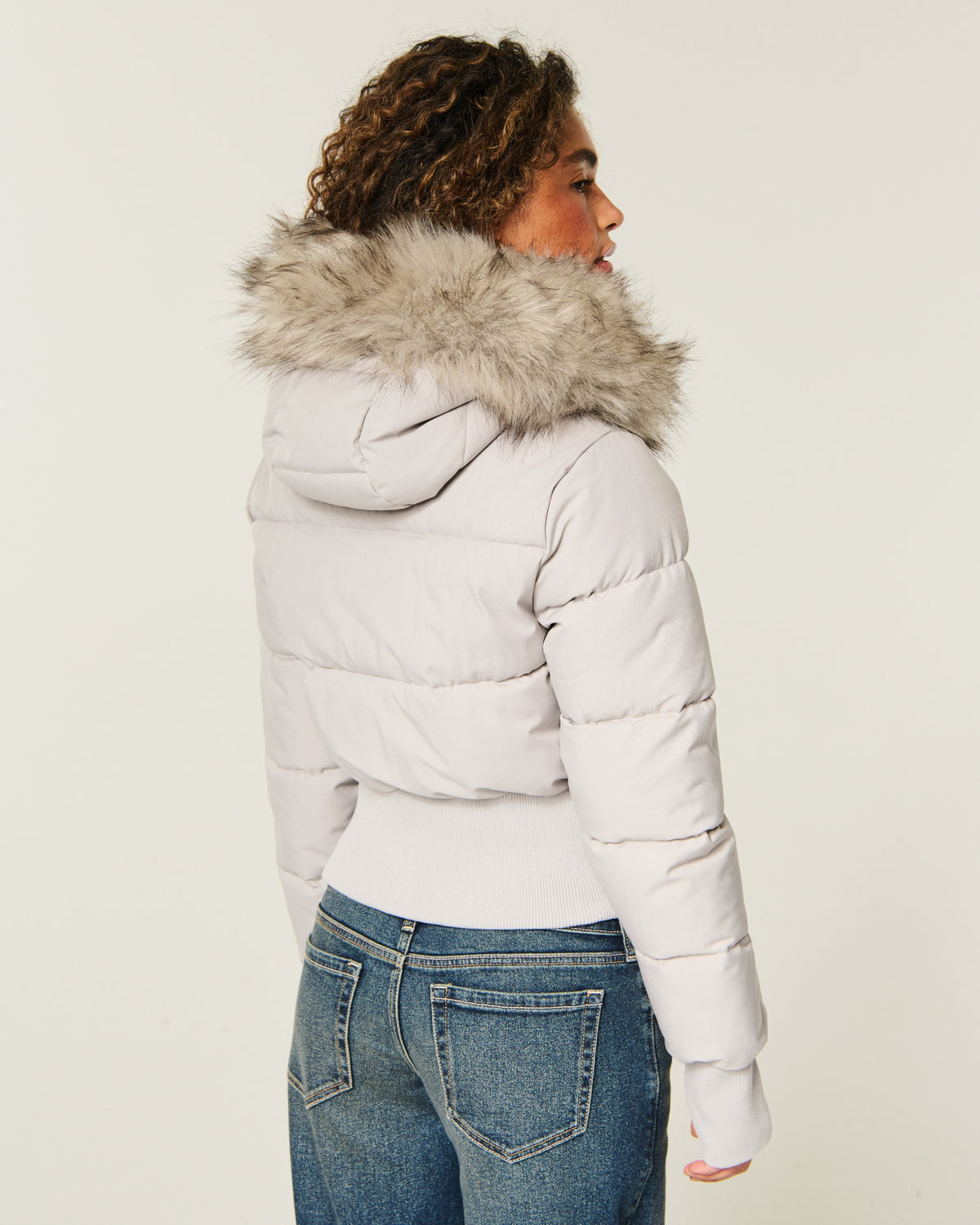 Piumini Hollister Peyton – Panna – vista posteriore